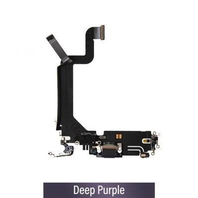 Charging Port for iPhone 14 Pro Max (Purple)-Deep Purple Charging Port for iPhone 14 Pro Max (Purple)-Deep Purple